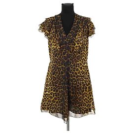 Saint Laurent Abito in seta marrone Marrone