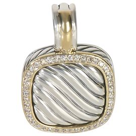 Pendente Thoroughbred in oro giallo e argento sterling con diamanti di David Yurman Altro
