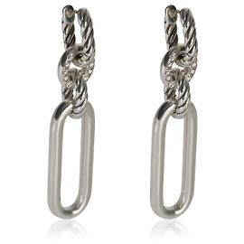 David Yurman Sterling Silber Diamant Lexington Doppelring Ohrringe Andere