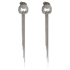 Pendientes de flecos de plata esterlina con diamantes de David Yurman Otro