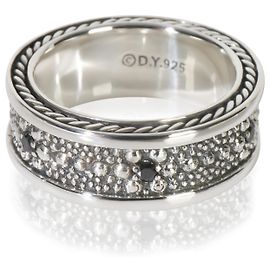David Yurman Sterling Silver Diamond Sea Urchin Ring Other