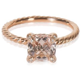 Anel Chatelaine em Ouro Rosa, Morganita e Diamantes de David Yurman Outro