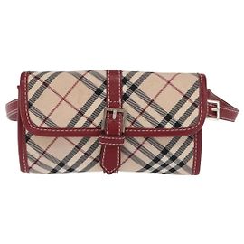 Burberry Bauchtasche aus Vintage-Check-Canvas Beige