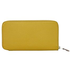 Hermès Hermes Azap Silkin Epsom Leather Silk Beige