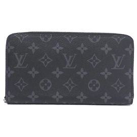 Louis Vuitton Monogram Eclipse Zippy Organizer Wallet Black