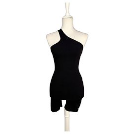 Anine Bing Lori stretch romper black Black