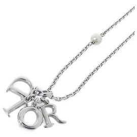 Colar Christian Dior Evolution N1680DVORS Prata Branco
