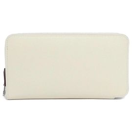 Hermes Hermès LUCKY DAISY Silk Wallet Purple
