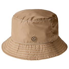 MAISON MICHEL JASON Foldable Rain Hat Beige New TM Beige