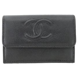 Portafoglio Tri-Fold Chanel AP4655 Nero