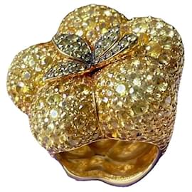 Autre Marque Anello Peperone Lorenz Bäumer Parigi D'oro Giallo
