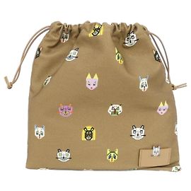 Loewe Canvas Pouch Tasche Braun