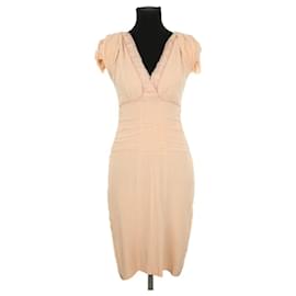 Prada Abito in seta beige Beige
