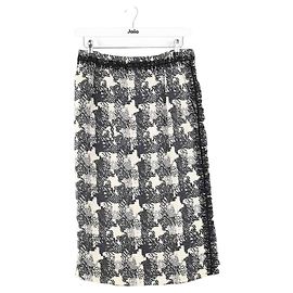 Saint Laurent Saia de seda preta Preto