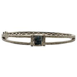 Autre Marque Pulseira de ouro branco com diamantes Outro