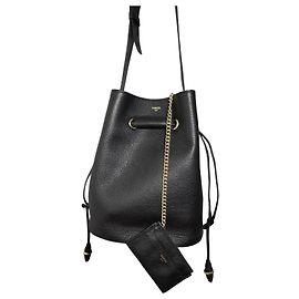 Borsa a secchiello Lancel Huit GM in pelle nera Nero