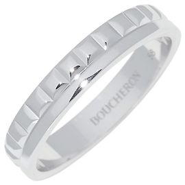 Boucheron Quatre Radiant Ring Au750 Ring Größe 17 Silber
