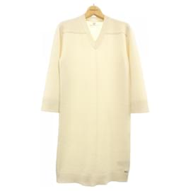 Hermès Robe en cachemire Hermes Beige