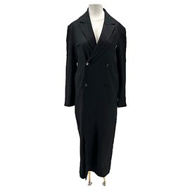 Autre Marque Black long blazer "Maisun" in wool Black