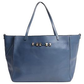 Valentino Bolsa tote azul Rockstud Azul