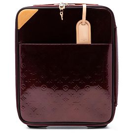 Louis Vuitton Rosso Monogram Vernis Pegase 45 Rosso Bordò