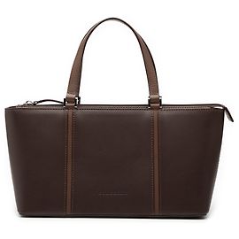Bolsa de couro marrom Burberry Marrom Castanho escuro