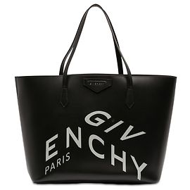 Grande bolsa de compras em couro preto Givenchy Preto