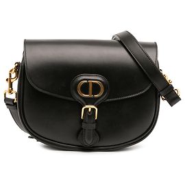 Dior Black Medium Leather Bobby Crossbody Black