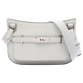 Hermès Mini Jypsiere em Swift Branco Branco