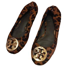 Tory Burch Ballerines Imprimé léopard