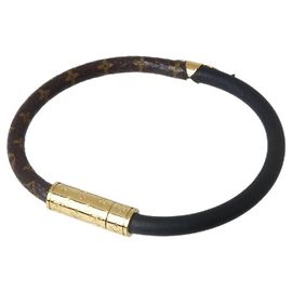 Pulsera Charm Monogram Louis Vuitton Negro Monograma