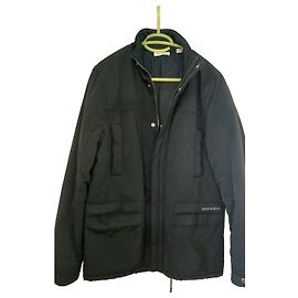 Dkny Veste Imperméable Noire Homme M Noir