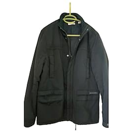 Dkny Black Waterproof Jacket Men M Black