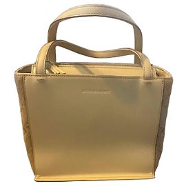 Burberry Beige Leather Handbag Beige
