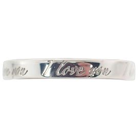 Tiffany & Co Tiffany 925 Notes Narrow I Love You Band Ring Other