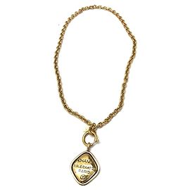 Collar Péndulo de Oro Chanel Cambon Dorado