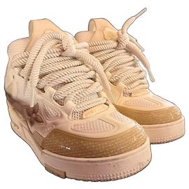 Baskets Louis Vuitton LV SKATE Beige