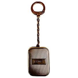 Hermès Gold Plated Keychain Golden