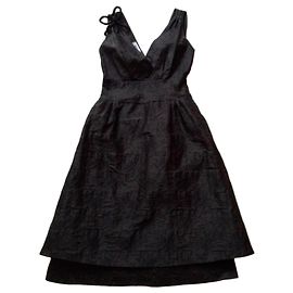 Robe noire vintage Moschino Exquise Rare Noir