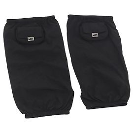 FENDI Calentadores de Piernas de Nylon Negros Auth 163473V Negro