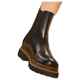 Autre Marque Botas CALO de couro preto Preto