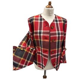 Blazer Vivienne Westwood Red Label Tartán Rojo Roja
