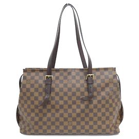 Borsa a Spalla Chelsea Damier Louis Vuitton Marrone