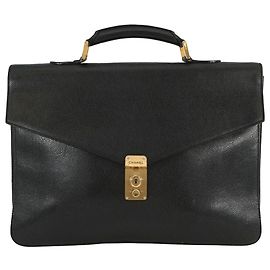 Maletín de Caviar Negro Chanel Negro