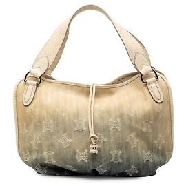 Céline Hobo Bittersweet de Denim Gradiente Macadam Azul Celine Azul