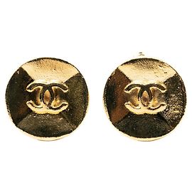 Orecchini Clip Coco Mark di Chanel D'oro
