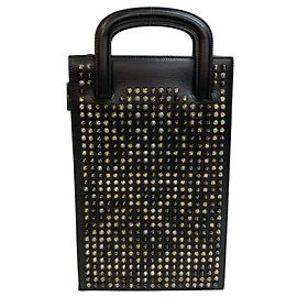 Christian Louboutin Black Leather Handbag Black