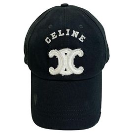 Céline Celine Triomphe Baseball Cap Weiß