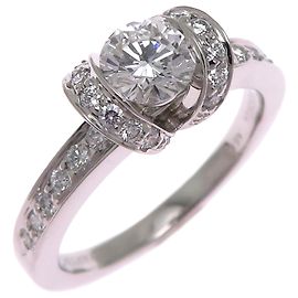 Tiffany & Co Tiffany Ribbon Diamond Women's Ring in Platinum Other