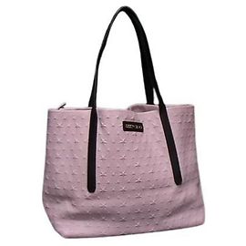 Jimmy Choo Pimlico Tote Bag Black Purple